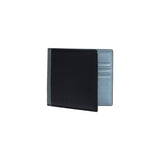 Crispe Bi-fold 6CC Wallet_Navy, Sky blue