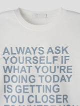 Graphic color matching roll-up T-shirt