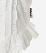 ROSÉ 2 Off-Shoulder Pintuck Lace Blouse