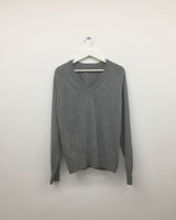 カシミアファインウールVネックニット(7color)