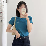 ステッチロゴベーシックTシャツ [BLUE]