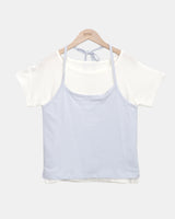 (Sleeveless) ニューラルホルター半袖Tシャツ