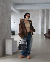 [UNISEX] リバーシブルカモフラージュフーディージャケット
