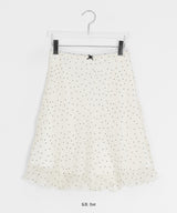 Heliti Wavy Lace Midi Skirt
