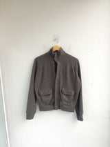 soft-touch raglan knit jacket
