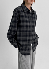 [MADE] Artini Loose Fit Check Shirt