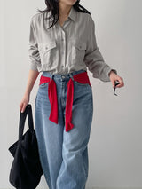 Marche Pocket Loose Fit Blouse