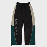 カラーブロックレーシングトラックパンツ