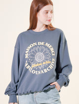 UNISEX Sunflower Circlogo レギュラーフィット スウェットシャツ ネイビー (FCF1TS327M)