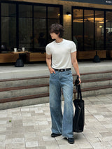 LMN Mer Cut Flare Fit Denim Pants (6 colors)