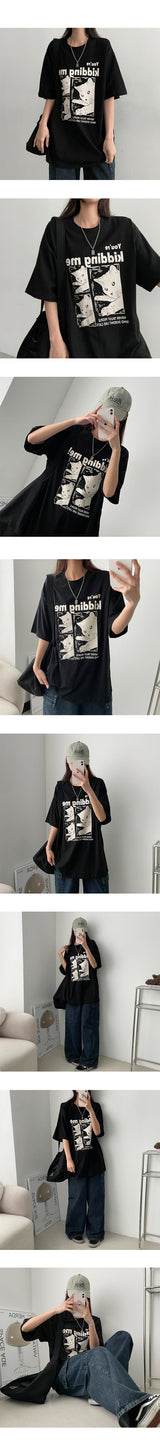 Luhin Cats Short Sleeve T-shirt