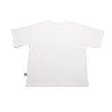 [THANKSMESSIA X ODAGIL] シルバーピンストライプTシャツ-WHITE