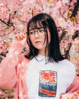 ヤヨイサクラショートスリーブTシャツ ホワイト / 白TEE