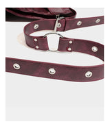 Studded Oversized Leather Tote Bag