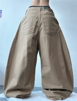 COTTON BASIC BALLOON PANTS❤🤍🤎🖤💚 - 5 COLORS