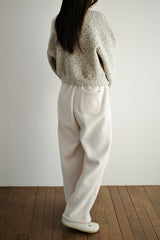 Dumble fleece pants, Cream