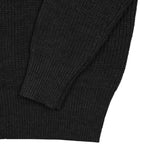 [Unisex] リザーブ2ウェイオーバーフィットジップニットカーディガン [ブラック]