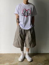 Metal Nylon Cargo Half Pants 3C