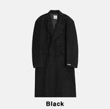 HANDMADE/wool 70% KESTI マキシダブルコート