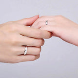 SVR-611 Teen Top Ricky wears silver 925 simple plain round minja silver ring