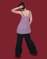 big dot ribbon pink slip-dress