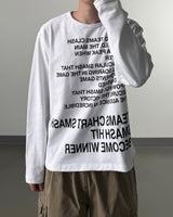 Smash Crop Lettering Long Sleeve