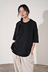 ビンテージ P. ダイイングカットアウト 1/2 ボックスT (Black)