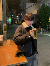Tachi washed cargo denim pants