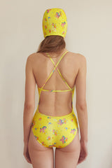 [Spring Pony_yellow] One Piece Swimsuit