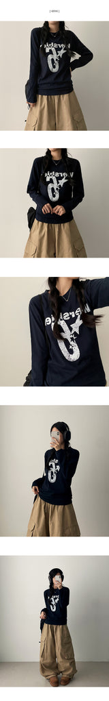 Raffle Vintage Number Long Sleeve Tee