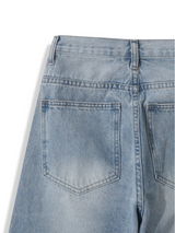 Side rivet wide denim pants(3color)
