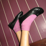 Toe 0029. Flat Shoes - 2colors