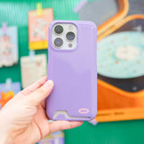 【MADE】Card Pocket glossy hard Phone case( 2 pastel colors)