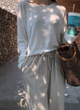 Rear Cooling Linen Round Knit / 4 colors