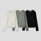 ヒドゥンパンクダメージニット 3C