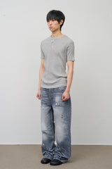 ポヴ ウォッシュド デニム