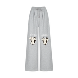 13DE MARZO Doozoo Hollow Heart Sweatpants