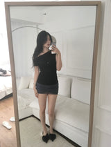 Bubble mini skirt