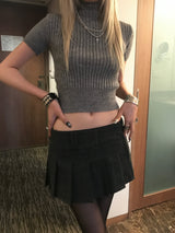 STEEL RIB TURTLENECK