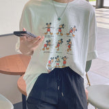 スポーツミッキーボクシーフィットショートスリーブTシャツ