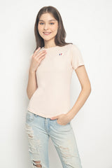 Flo レディース T シャツ ライトピンク
