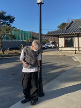 Over Denim Cargo Balloon Pants 2C
