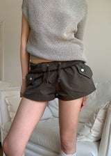 POCKET BANDING LOW SHORTS (3color)