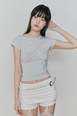 RUBY HOOK SHORTS (SS ver.) white