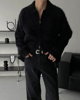 OA Blanc Angora Pocket Zip-Up (3 colors)