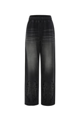 WESTERN DENIM SWEATPANTS