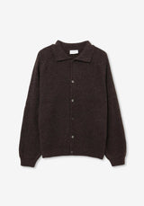 DW Button Collar Cardigan