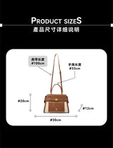 “ バレッタ”パッチワークレザーハンドバッグ