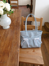 Easy ribbon bag_vintage blue