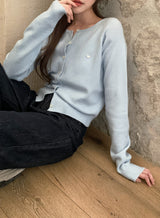 #AR Pendant Wool Raglan Knit Cardigan (8color)